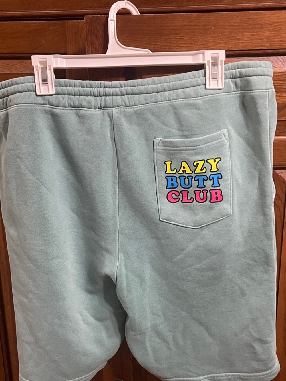 Lazy Butt Club draw string  shorts Sz.2X Custom Made NEW